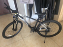 喜德盛山地自行车英雄600油压碟刹X6铝合金车架27.5轮径27速变速 暗夜雅白17寸(身高170-185) 实拍图