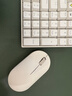 小米（MI）Xiaomi无线鼠标 Lite 2 办公鼠标电脑笔记本轻量化鼠标 轻巧流线机身 握感充盈 奶茶白 实拍图