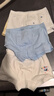 英氏（YEEHOO）儿童内裤中大童平角打底短裤不夹屁屁 岛屿独家(男宝3条装) 90 cm 实拍图