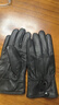 欧玪羊皮手套男士加绒加厚真皮保暖冬季骑行电动车摩托车防水防风手套 纯羊皮女士纽扣 均码 实拍图