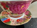 容山堂陶瓷金丝珐琅彩绘盖碗茶杯大小号家用泡茶品茗杯主人杯茶盏茶具 金丝珐琅彩盖碗-万花盖碗 实拍图