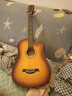 维卡斯（WEIKASI）民谣吉他初学者木吉他单板新手入门练习琴guitar吉它学生男女乐器 41英寸日落色+礼包【进阶推荐】 实拍图