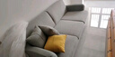 源氏木语 布艺沙发简约现代小户型客厅沙发北欧三人家具组合套装 三人位(抱枕雾灰*2+黄*1)雾灰 组合 193cm 实拍图