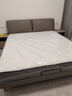 左右现代简约皮床意式1.8米大床床垫床头柜组合DR119 影清灰 实拍图