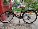 凤凰（Phoenix）自行车成人男女城市通勤变速青少年单车女芭蕾 26英寸钢琴黑 实拍图