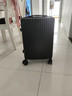 袋鼠（KANGAROO）行李箱男大容量32女学生高颜值旅行箱轻音万向轮拉杆箱结实皮箱 炫酷黑【升级子母款】 22英寸 【短途游-3-5天出行】 实拍图
