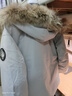 京东京造【进口极寒95鹅绒服】羽绒服男外套女冬季新款中长款 冰川灰 L 实拍图