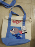 迪士尼包包女包迷你帆布手提包卡通帆布包朱迪蓝白通勤小包生日礼物女 实拍图