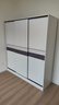 白浅【免费安装】衣柜卧室储物柜子移门衣橱简易推拉门大衣柜 【三门】1.8米主柜 实拍图