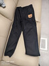 班尼路（Baleno）束脚裤男冬季加绒华夫格宽松垂感休闲裤子小熊印花男生显瘦九分裤 实拍图