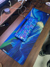 镭拓（Rantopad）H6+ 包边游戏鼠标垫大号 桌垫 办公电脑垫 键盘垫 海浪 实拍图