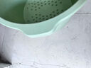 本迪大号加深洗脸盆38cm单个装学生宿舍洗衣加厚塑料盆泡脚盆颜色随机 实拍图