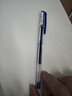 uni三菱 uni-ball UM-100中性笔2黑1蓝高颜值0.5mm签字笔商务学生考试刷题专用水笔水性笔 3支 实拍图