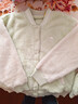 蕉内绒绒501H睡衣男女士珊瑚绒情侣家居服棒球服可外穿秋冬季保暖套装 【女士】雾草拼色 L 实拍图
