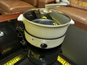 美的（Midea）电火锅 火锅专用锅3-4人 电锅一体家用多功能锅 一锅多用宿舍电煮锅 电热锅分体可拆 6L 【大容量|1800w速沸】HGE28T71 实拍图
