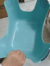 美丽雅塑料家用小板凳子 加厚防滑矮凳儿童浴室洗澡换鞋凳 蓝色1只 实拍图