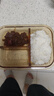 希乐扣Cilock高硼硅耐热玻璃饭盒上班族带饭可微波炉便当盒保鲜盒 琥珀三隔+包 实拍图