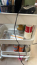 宜家（IKEA）拉斯克家居小推车三层置物架移动茶水桌客厅咖啡桌厨房储物收纳架 【升级款】白色小号 28*38*61cm 实拍图