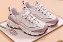 斯凯奇（Skechers）七夕女鞋缓震舒适运动鞋厚底休闲鞋增高老爹鞋149589 豆沙色/多彩色/MVMT 39 【正码正拍】 实拍图