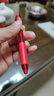 派通（Pentel）【热门商品】BLN105按动红色中性笔高颜值0.5mm签字笔商务学生速干水笔水性笔文具 红杆红芯单支装 实拍图