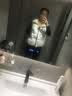 森马（Semir）棉马甲女冬季防泼水纯色oversize立领面包服叠穿时尚百搭外套 奶白10501 S 实拍图