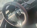 JZCP汽车方向盘套冬季四季通用真皮防滑吸汗超薄高档耐磨保护男款把套 丰田卡罗拉雷凌RAV4荣放汉兰达凯美瑞锋兰达亚洲龙 黑色红线 带车标款 实拍图