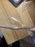 京东京造 2mm加厚无色 茶几桌布防水食品级透明PVC软玻璃餐桌垫 60*120cm 实拍图