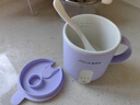 富得莱养生壶 热牛奶杯 迷你小型全自动恒温一人用 办公室炖煮烧水煮茶一体机 加热暖暖杯神器 紫色0.5L 实拍图