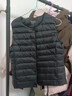 雪中飞经典新款基础舒适轻薄羽绒便捷短款保暖羽绒小马甲轻盈便携舒适 宝石黑|8086-女 M 165/88A 实拍图