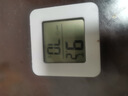 电子室内温湿度计高精准家用婴儿房温度表壁挂式干湿显示温湿度表屋内湿度计家用精度温度计迷你 1个装 白色 活动 实拍图