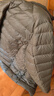 京东京造【air+零压羽绒】轻薄羽绒服男外套冬立领90鸭绒 橄榄绿XL 实拍图