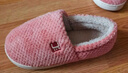 京东京造【厚底防滑】棉拖鞋女秋冬拖鞋室内居家毛拖保暖全包粉红色38-39 实拍图