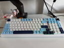珂芝（KZZI）K98三模机械键盘无线2.4G蓝牙有线98键RGB家用办公电竞游戏客制化键盘极地雪彩虹轴 实拍图