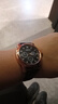 【网红爆款】商务腕表石英运动表休闲皮带男女手表 黑色 实拍图