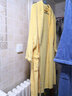 bebedog纯棉浴袍 秋冬男女士睡袍毛巾料酒店柔软情侣浴衣舒适睡衣家居服 纯棉沿绳_杏黄 L 【155-170CM，140斤内】 实拍图