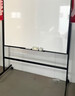 得力白板写字板120*90cm H型碳钢支架式磁吸书写移动升降办公会议黑板家庭辅导培训33715【升级双面】 实拍图