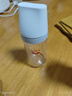 爱得利（evorie）婴儿奶瓶 宽口径双手柄带重力球Tritan奶瓶240ml 灰(6个月+) 实拍图
