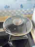 三头鹰旗舰款纯钛板炒锅28cm无涂层不粘炒菜锅带盖燃气灶电磁炉MTiW28 实拍图