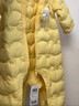 巴拉巴拉童装婴儿连体衣轻薄羽绒服宝宝衣服2025冬装抱衣爬服男童女童萌趣 黄色雪人-白鸭绒 66 cm-充绒量33g 实拍图
