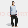 阿迪达斯（adidas）三叶草系列 女 CC LS TEE W 长袖 JM8011 粉蓝色 M 实拍图