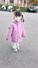 戴维贝拉（DAVE＆BELLA）儿童羽绒服冬装男童女童加厚外套宝宝红色年服童装 实拍图