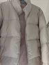 网易严选25新品90鸭绒超蓬羽绒服休闲面包服石墨烯保暖轻量抗菌防泼水 25秋冬立领-筠雾绿 2XL 实拍图