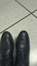 波图蕾斯皮凉鞋男士系带商务休闲皮鞋镂空透气正装鞋 6858 黑色(凉鞋) 41 实拍图