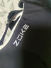 洲克（ZOKE）泳衣女连体平角专业竞技显瘦健身温泉泳衣122501408 黑/白花2XL 实拍图