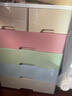 纳份爱特大号加厚抽屉式收纳柜子塑料宝宝衣柜儿童玩具整理箱衣物储物柜 60宽马卡龙【店长力荐】 五层 实拍图