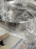 304不锈钢火锅锅家用涮火锅盆锅具大容量燃气电磁炉专用汤锅 【加厚材质】304鸳鸯锅 30cm 实拍图
