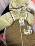 巴拉巴拉童装婴儿连体衣假两件连体羽绒服宝宝衣服冬加厚男童女童儿童 黄绿41122-白鸭绒 90 cm-充绒量99g 实拍图