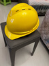 伟光ABS安全帽  V型新国标透气款 防砸耐穿刺 Y型下颏带工地建筑头盔 黄色旋钮式【京东自营】 实拍图