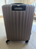新秀丽（Samsonite）行李箱25英寸拉杆箱竖条纹大容量旅行箱托运密码箱拿铁咖GU9 实拍图