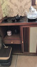 木马人移动茶桌家用小茶台客厅泡茶车茶几茶具套装自动烧水壶一体茶水柜 【乌金石面板】茶色-65长单抽单门+煮茶款电器+茶具 实拍图